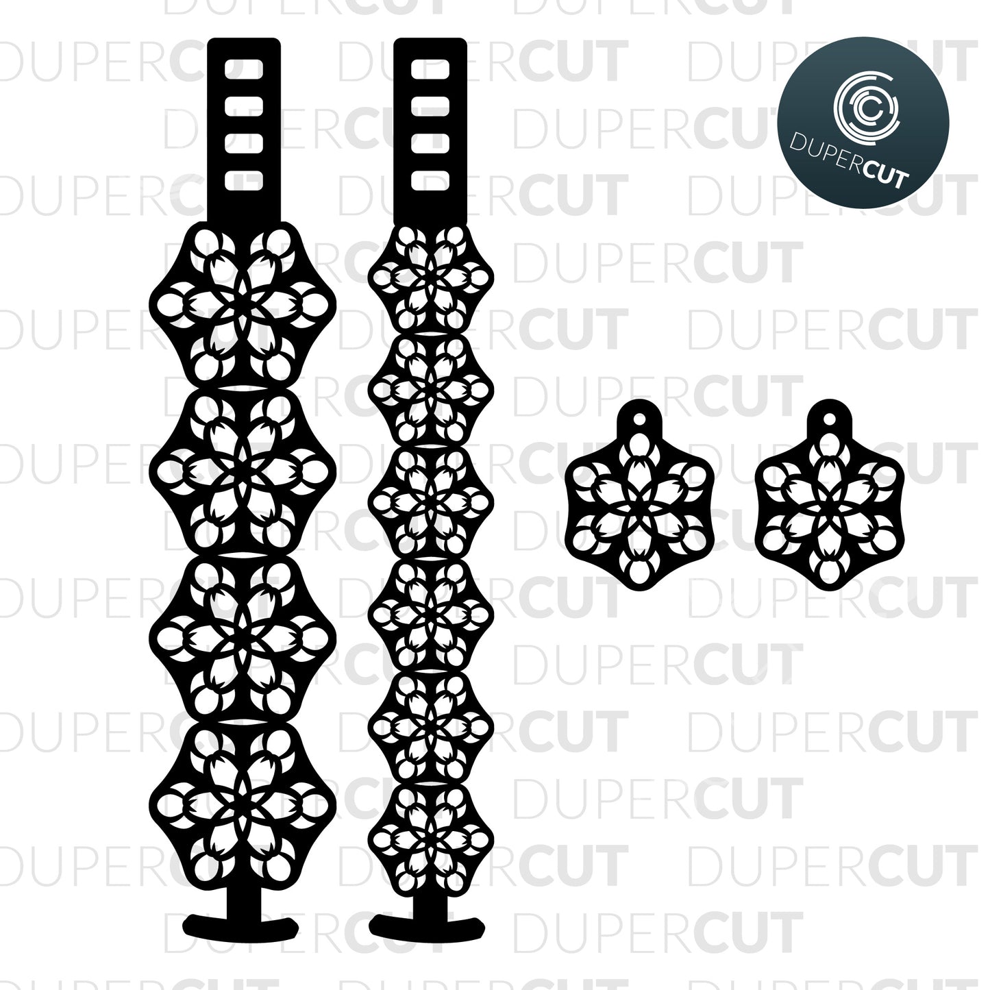 BRACELET & EARRINGS BUNDLE - ORNAMENTAL