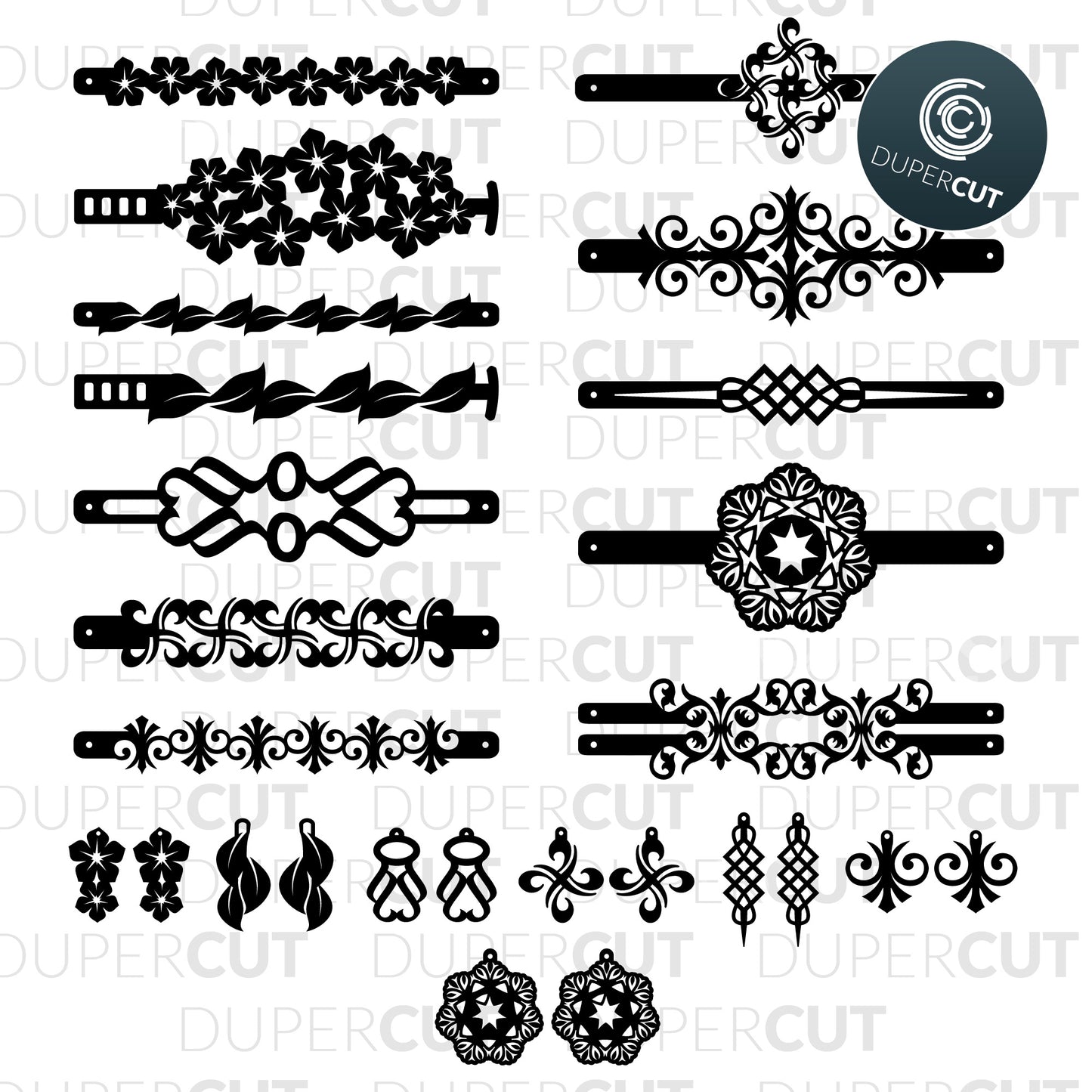 DIY Leather Bracelet Template for Cricut