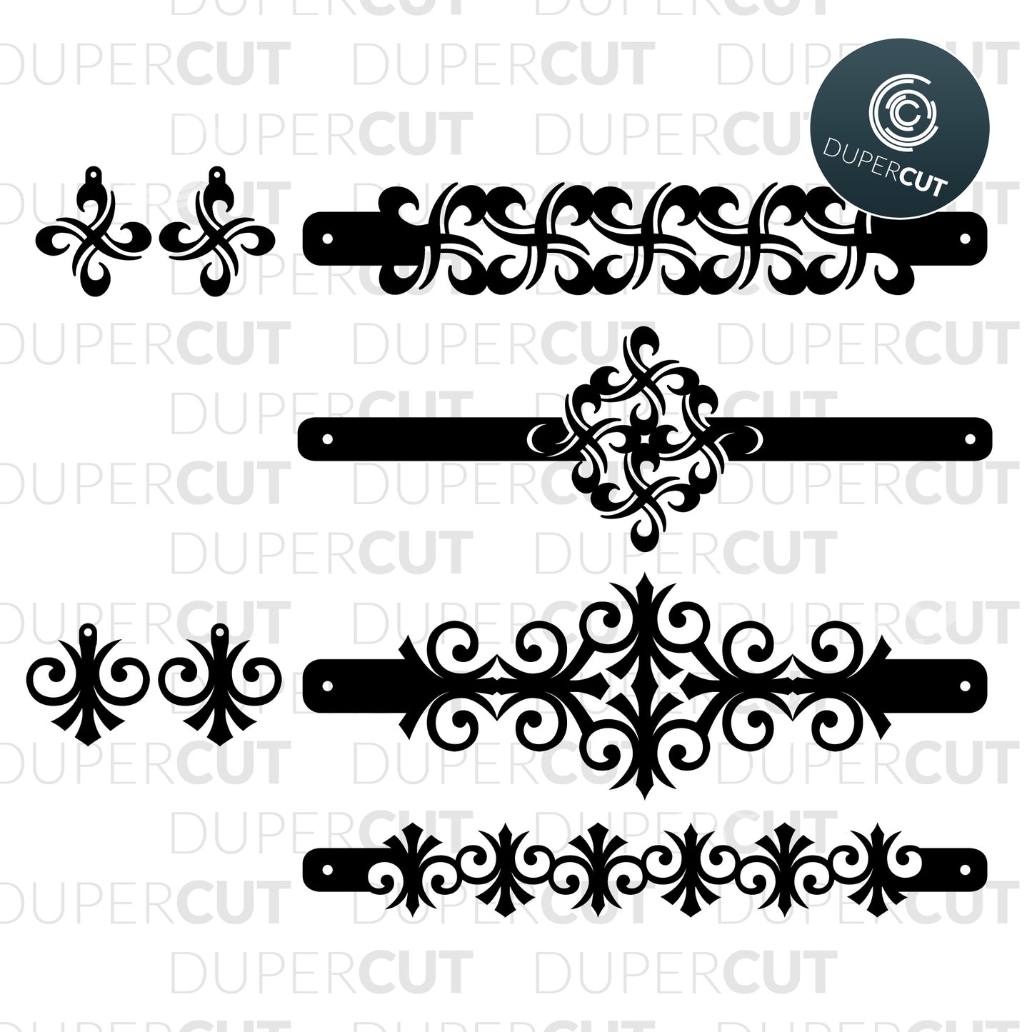 Leather Jewellery Making - Floral Template