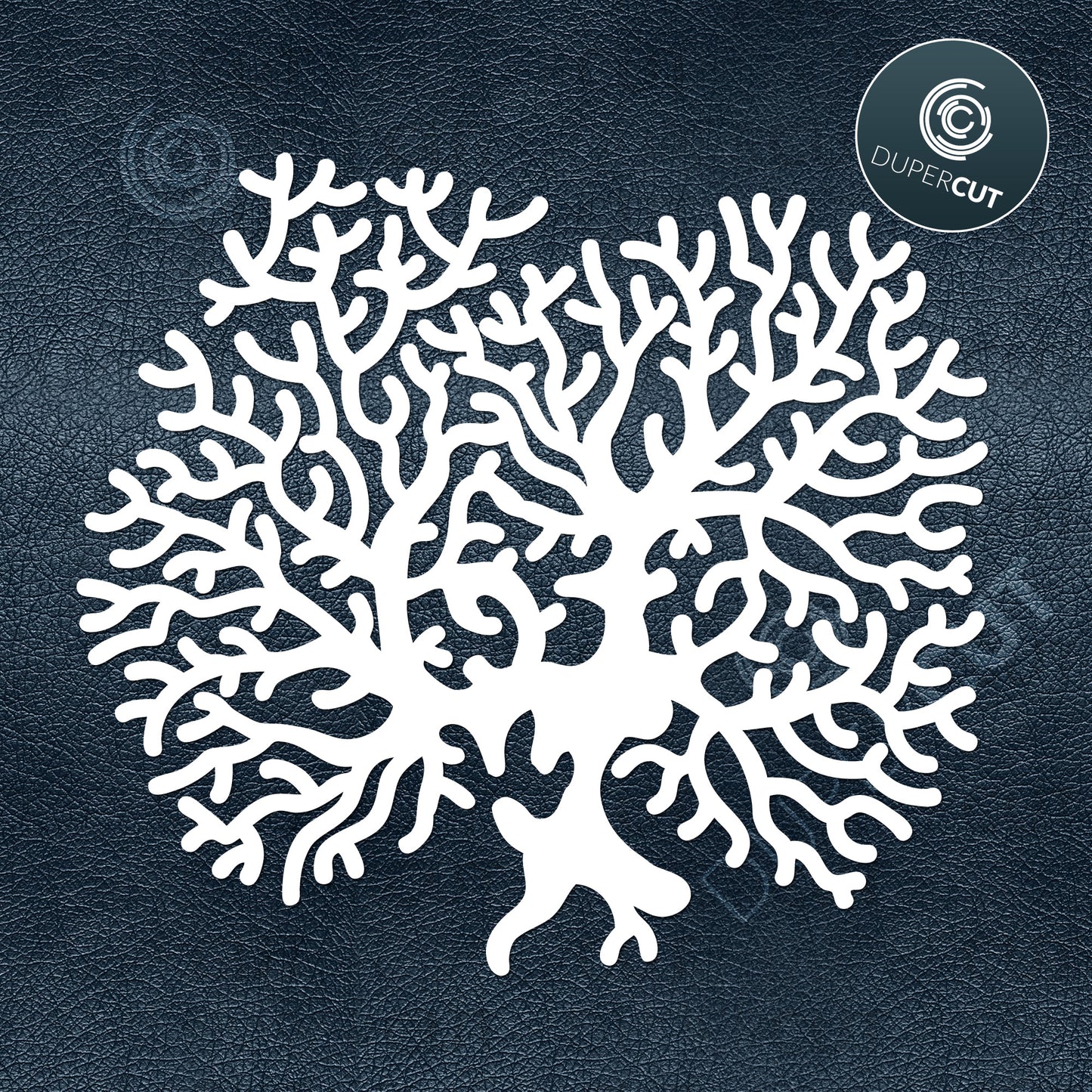 2 Designs - CORALS - SVG / PDF / DXF by DuperCut.