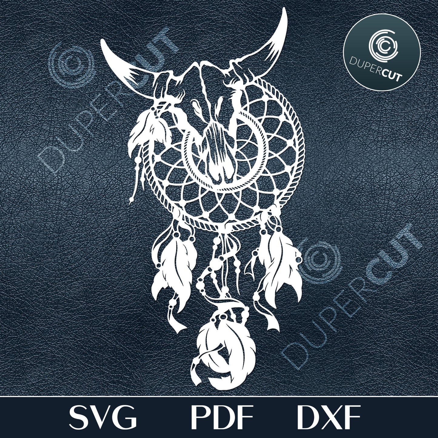 Paper cutting template - Dreamcatcher Silhouette - cutting files - Indiginous, Native American, Indian