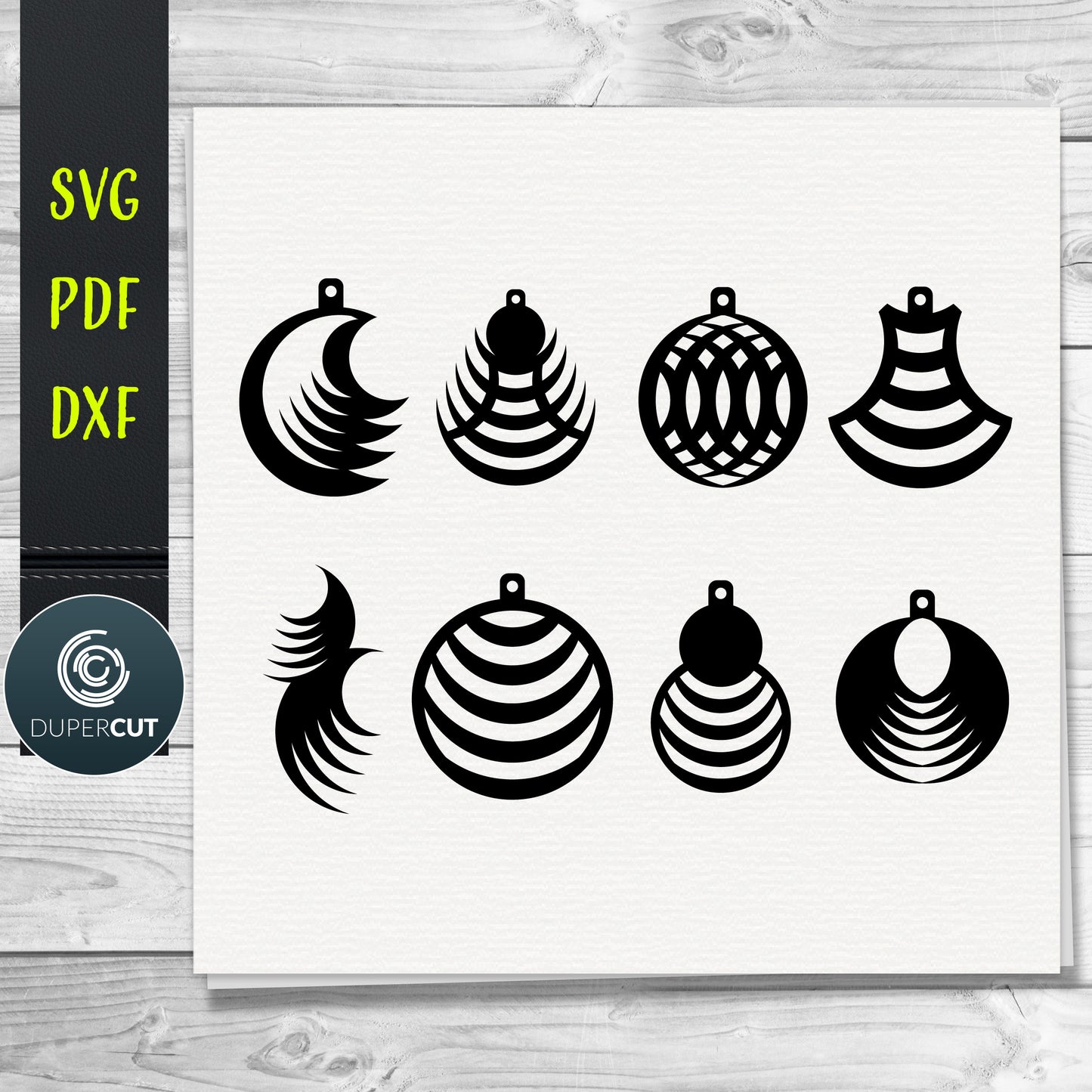DIY Geometric round Leather Earrings SVG PDF DXF vector files. Jewellery making template for laser and cutting machines - Glowforge, Cricut, Silhouette Cameo.