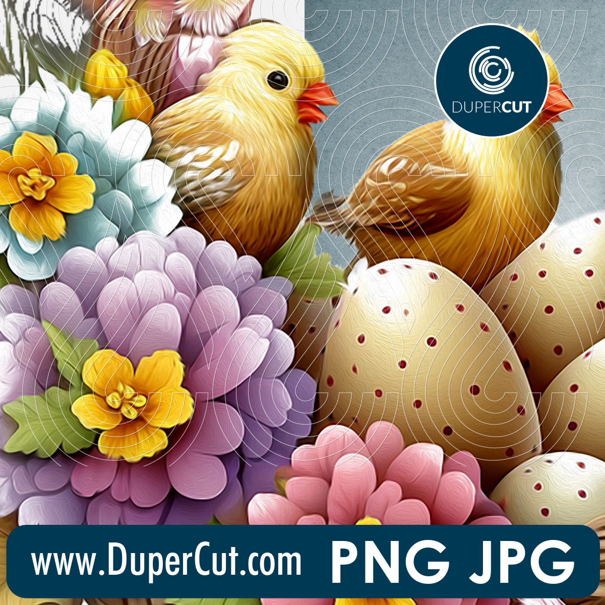 EASTER BASKET - PNG / JPG