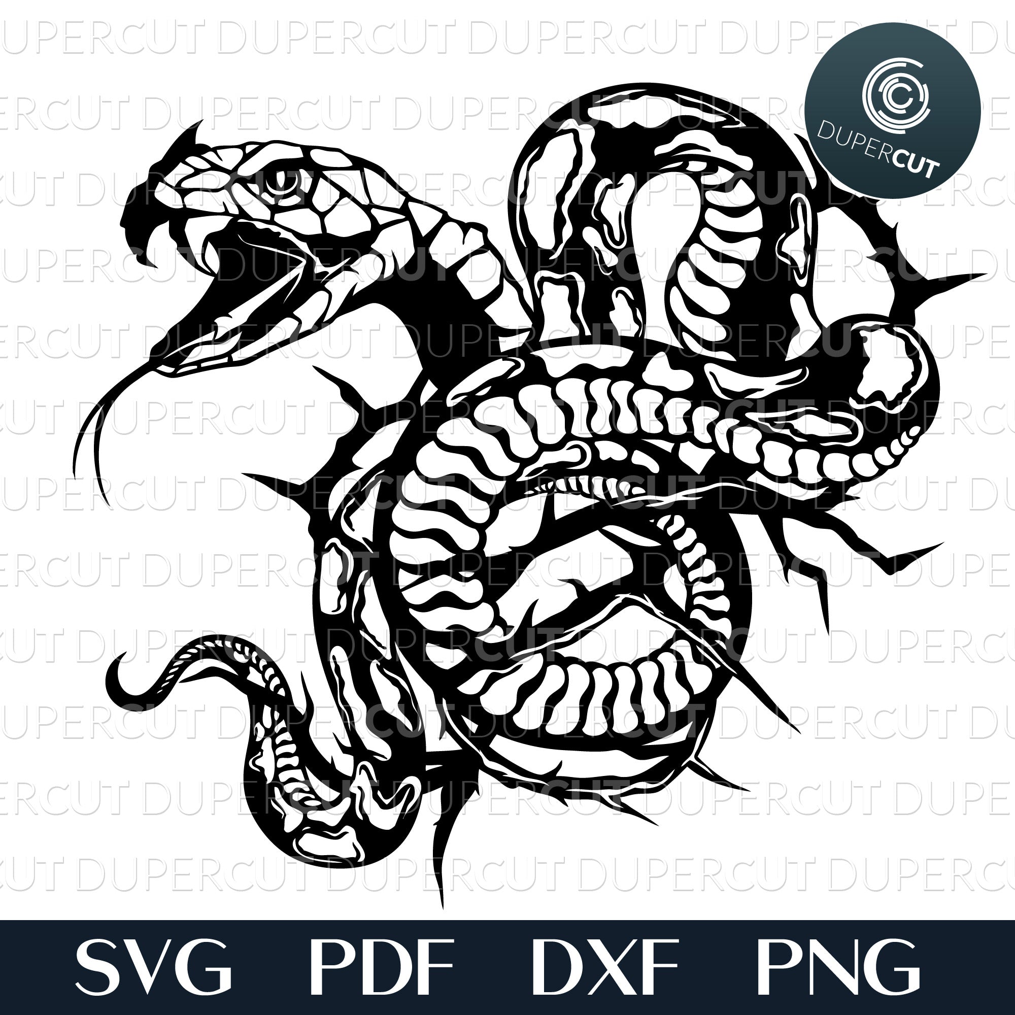 Python snake svg, Python monogram, Python svg file, Python cuttable, Python  svg bundle, cut files, silhouette, cricut files, vector eps, jpg
