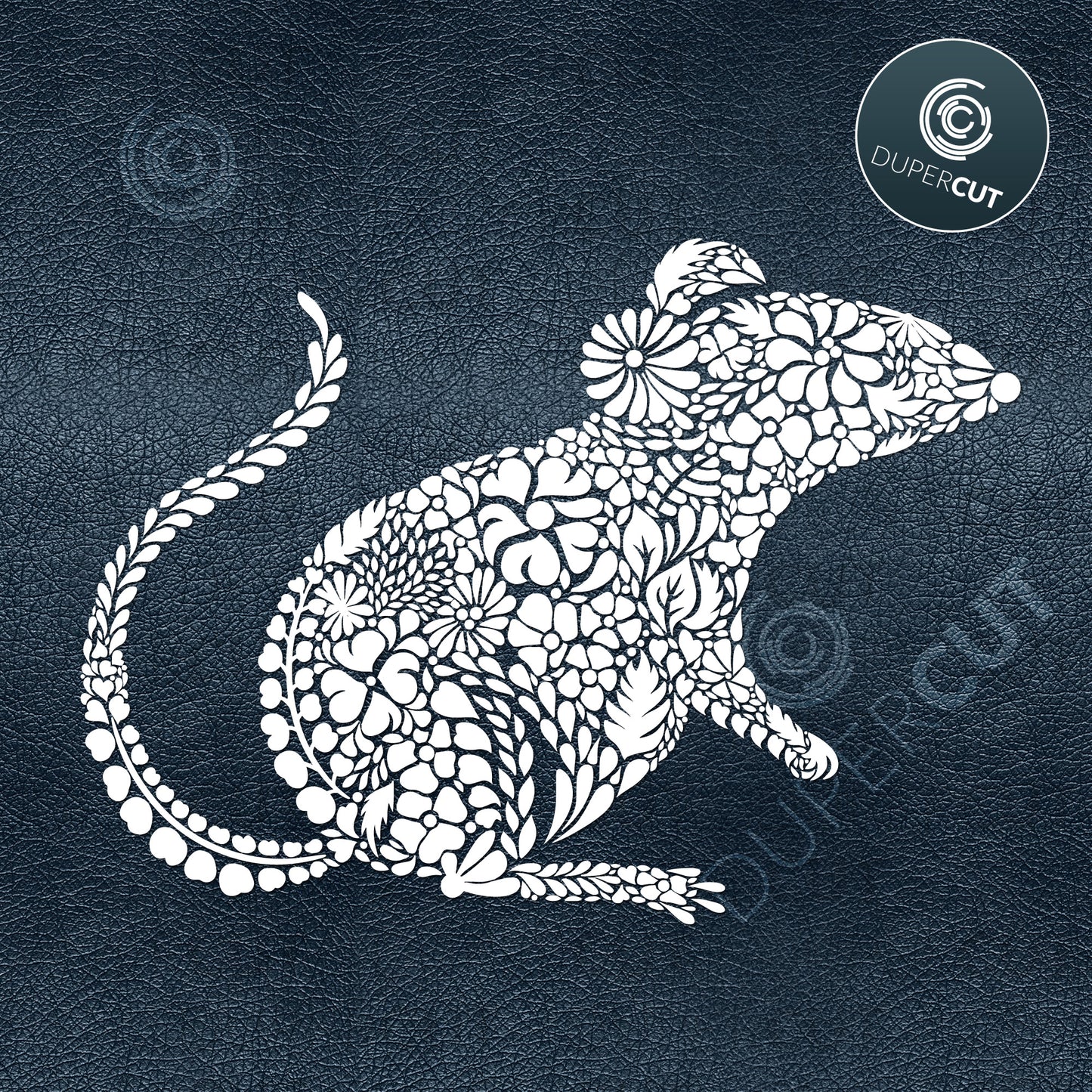 2020 YEAR OF RAT - SVG / PDF / DXF files