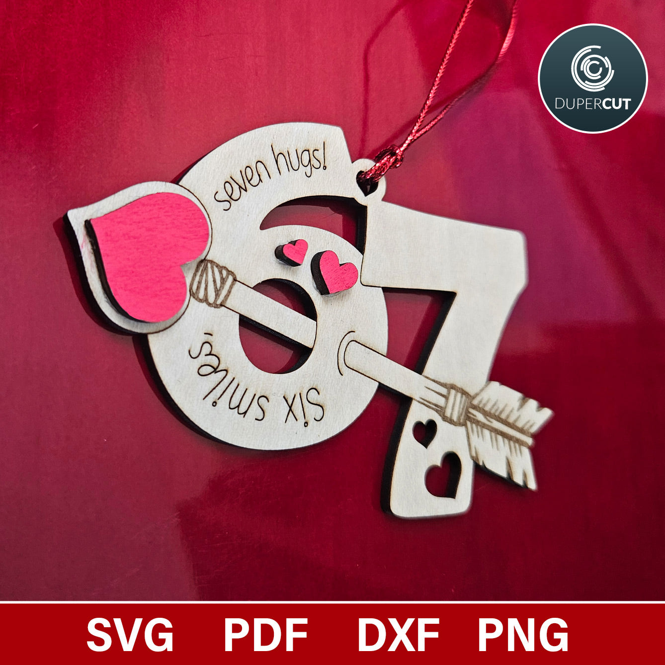 67 viral Valentines tags bestseller, locker magnets. Persnalized laser cut SVG DXF files for laser cutting machines Glowforge, Xtool, Cricut, CNC plasma, scroll saw pattern by www.dupercut.com