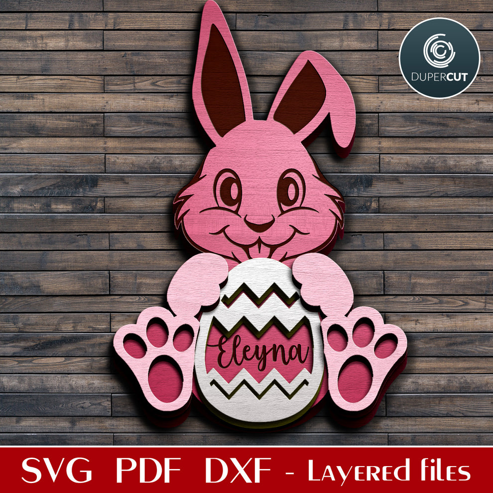 EASTER BUNNY - SVG / DXF – DuperCut