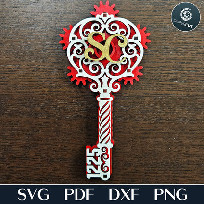 Santa's Magic Key - SVG / DXF