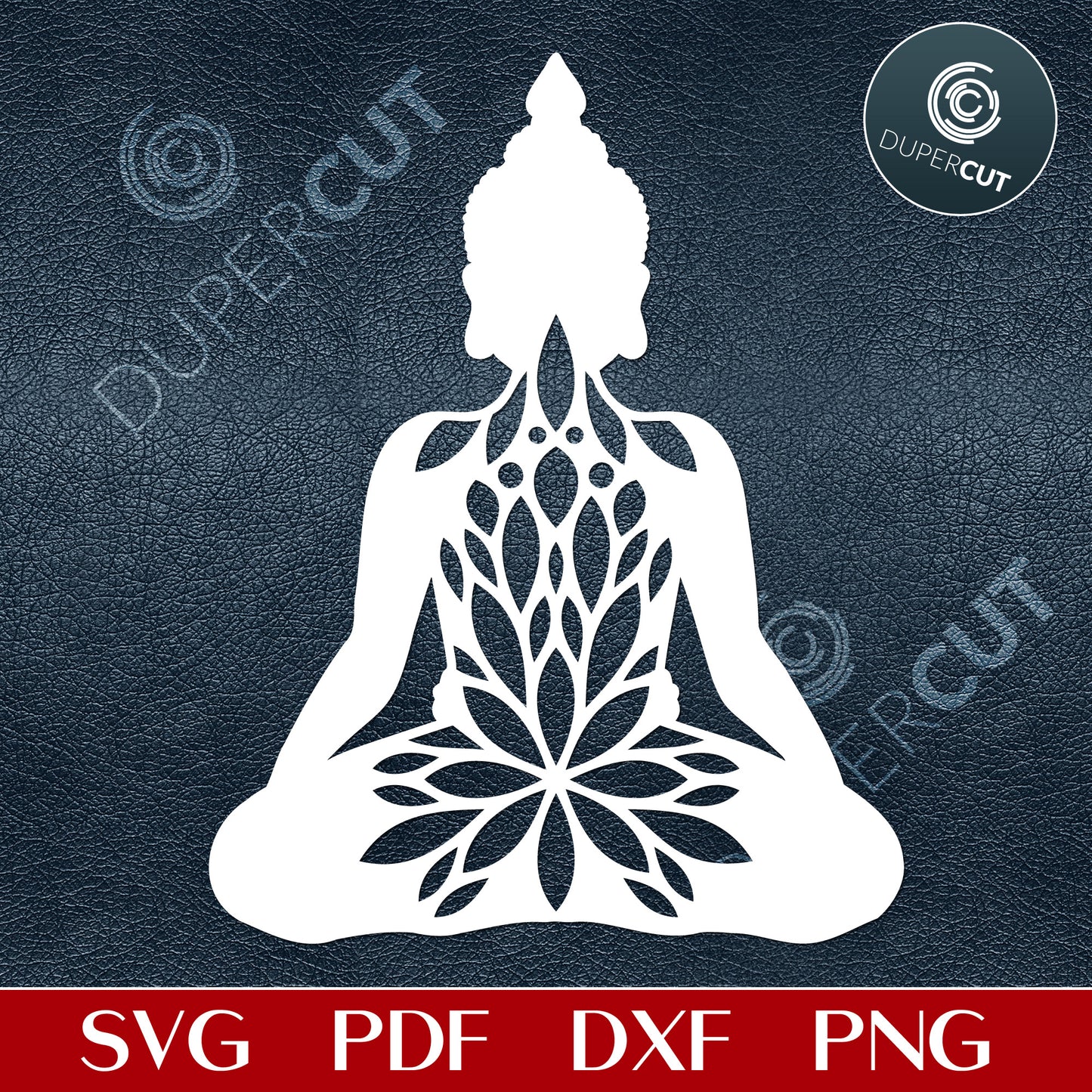 Yoga silhouette - SVG DXF PNG files for Cricut, Silhouette Cameo, Glowforge. For cutting machines, laser engraving, printing, mold making.