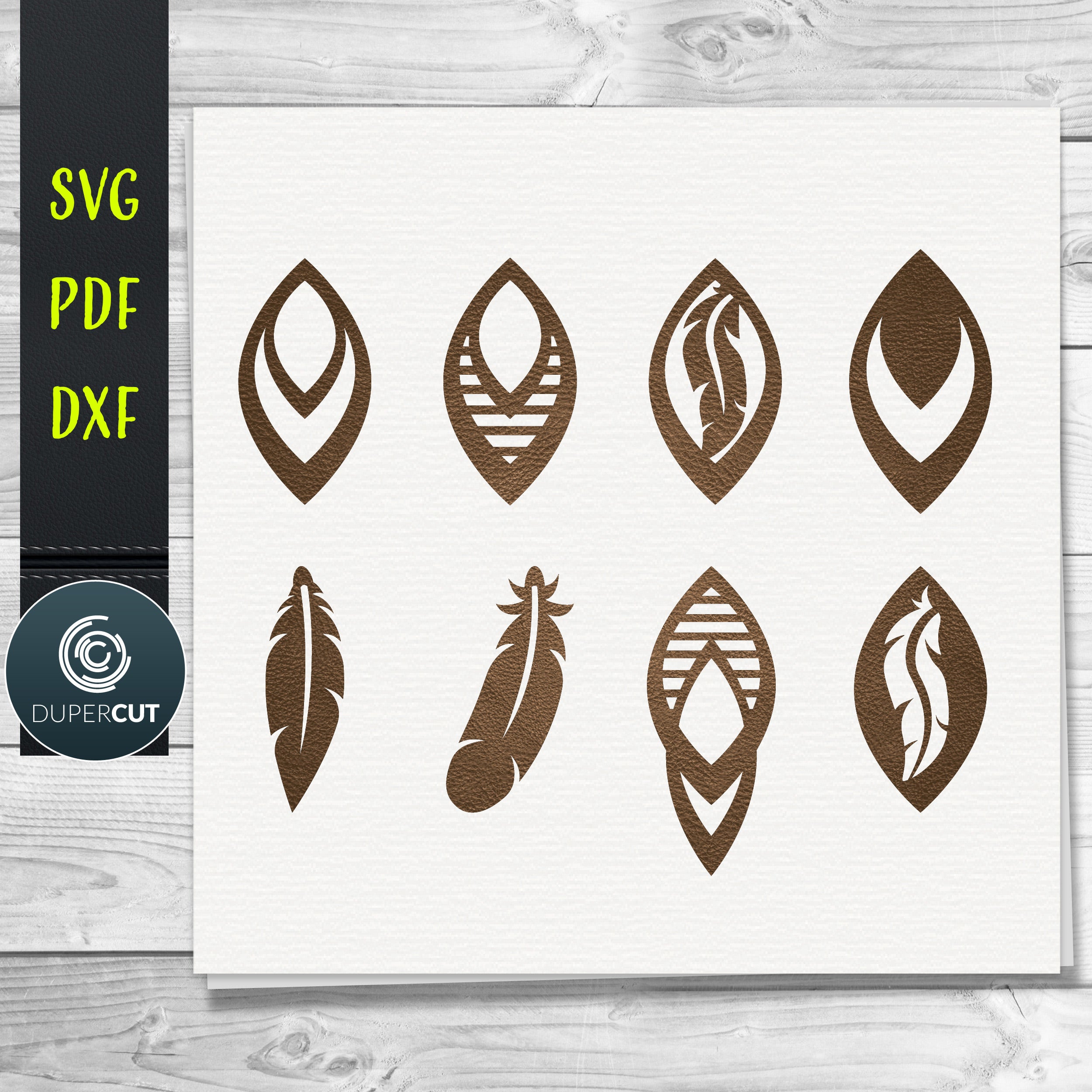 Stacked Earrings SVG Leather Earrings Template SVG Tear Drop Svg Pendant  Svg Leather Earring Cricut Svg Template Silhouette - Etsy