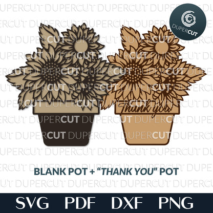 Personalized gift for teacher - SVG PDF DXF layered vector files for Cricut, Silhouette Cameo, Glowforge, laser machines