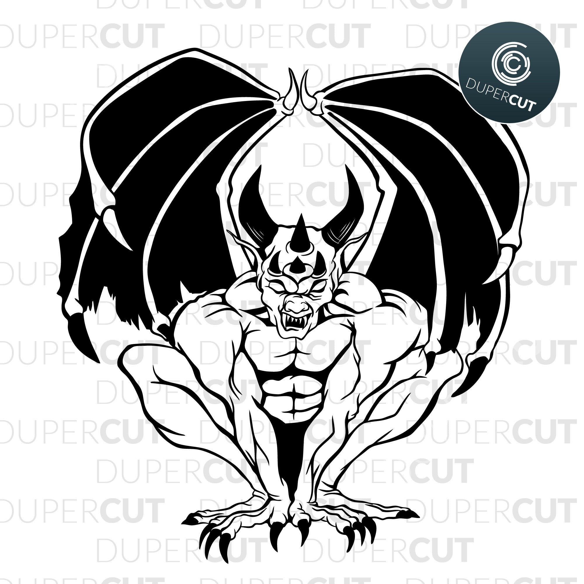 GARGOYLE - SVG / PDF / DXF – DuperCut