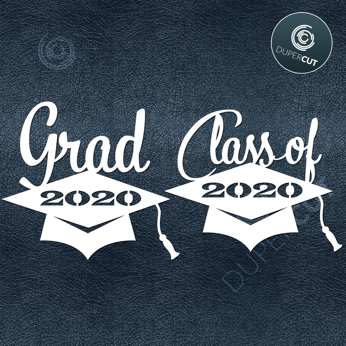 Papercutting Template - Graduation hat - congrats grad
