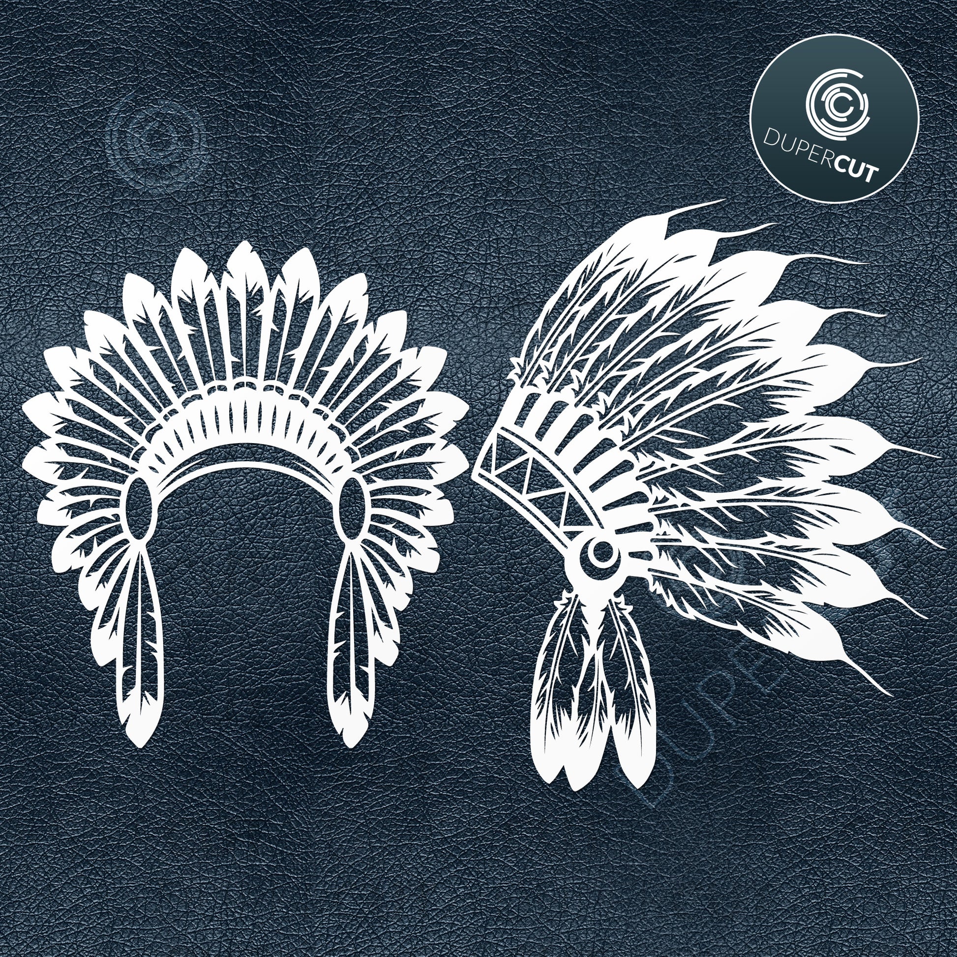 HEADDRESS - SVG / PDF / DXF – DuperCut headdress-svg-pdf-dxf-dupercut