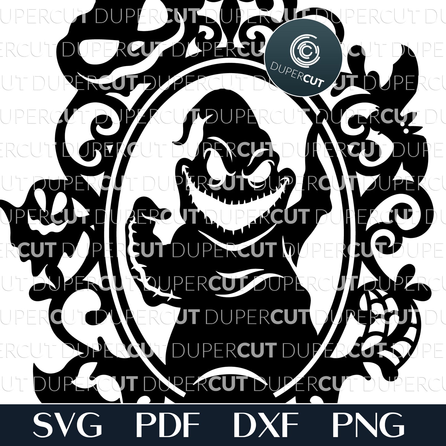 OOGIE BOOGIE DOOR HANGER - SVG / PDF / DXF / PNG