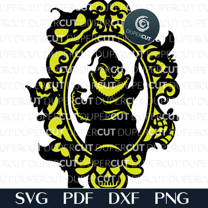 OOGIE BOOGIE DOOR HANGER - SVG / PDF / DXF / PNG
