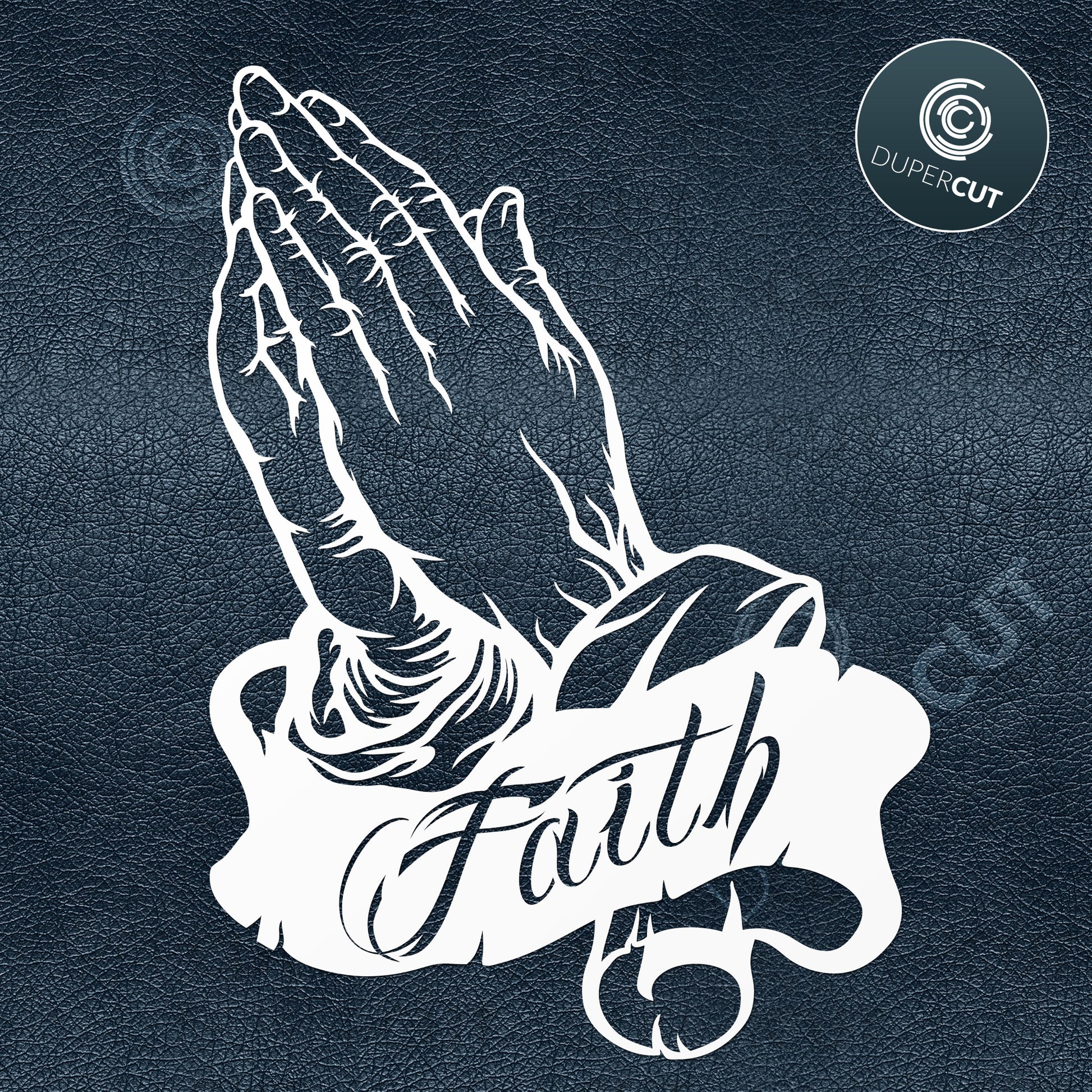 PRAYING HANDS - SVG / PDF / DXF – DuperCut praying-hands-svg-pdf-dxf-dupercut