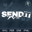 SEND IT - SVG / PDF / DXF / PNG – DuperCut