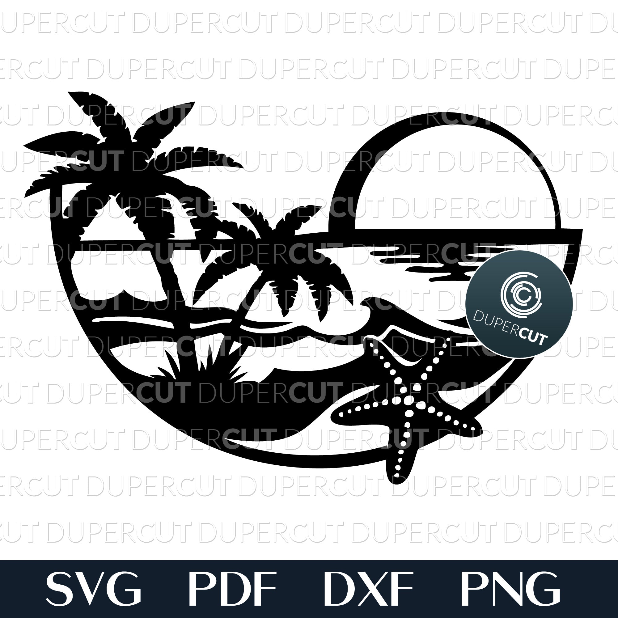 Beach Welcome Sign - Svg   Pdf   Dxf – Dupercut