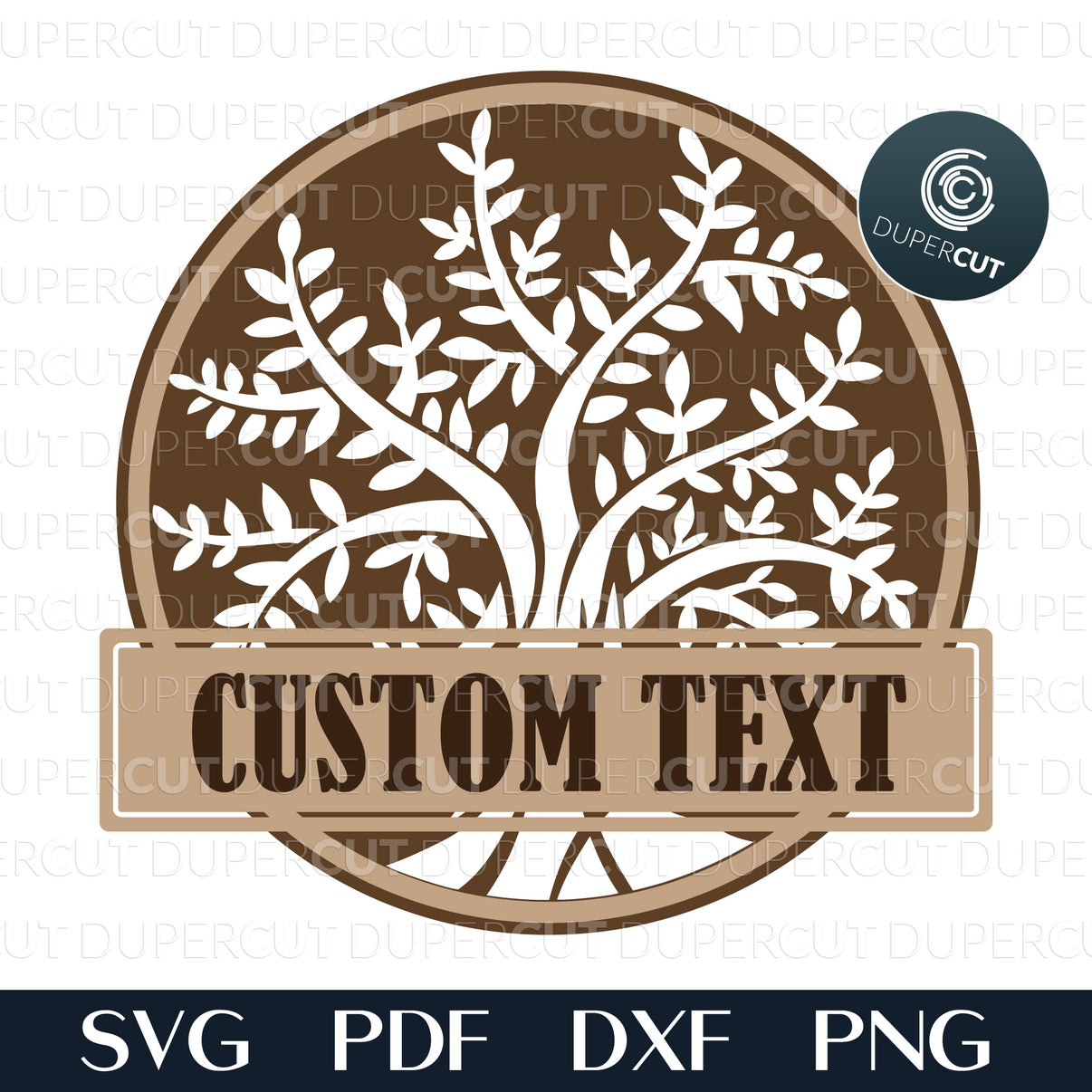 TREE OF LIFE SIGN - SVG / PDF / DXF – DuperCut