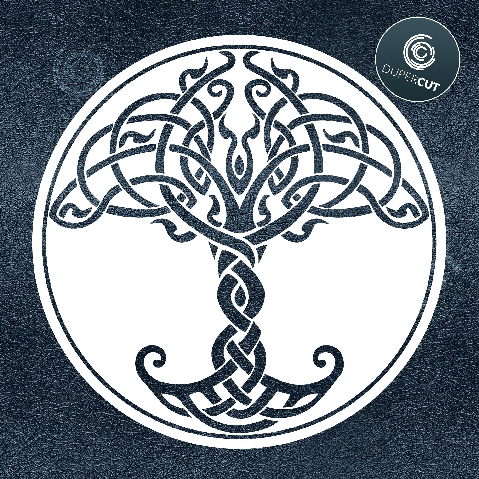 Simple Celtic Tree Of Life Outline