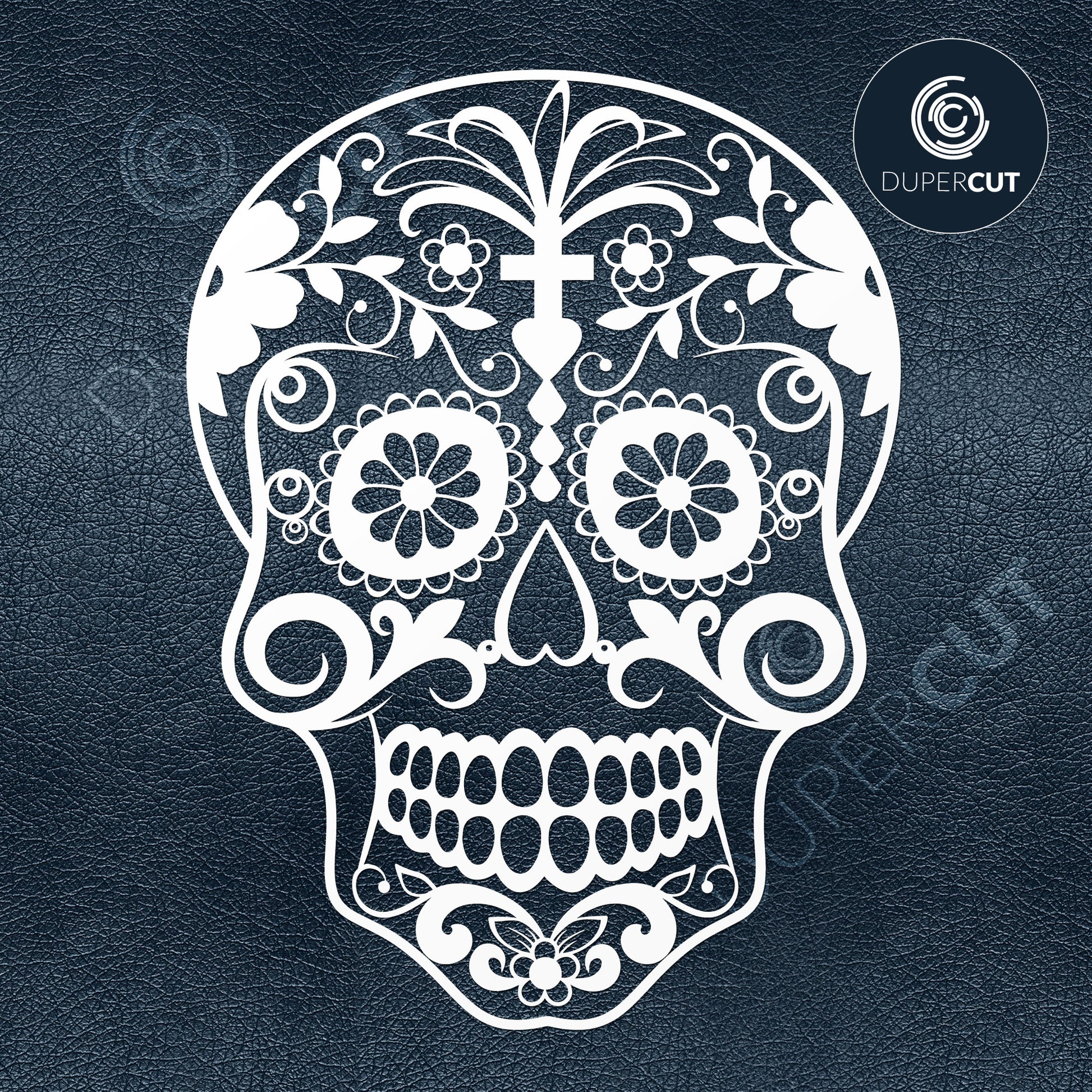 Sugar Skull Template Printable
