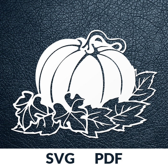 Paper Cutting Template - Thanksgiving pumpkin