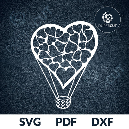 HOT AIR BALLOONS - SVG / PDF / DXF