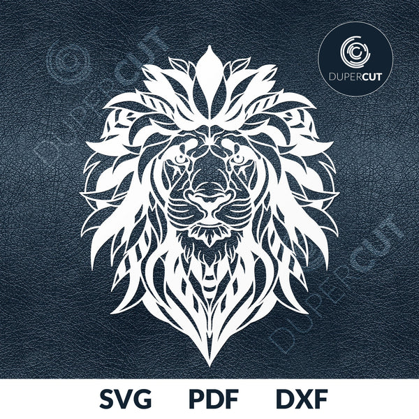 LION - SVG / PDF / DXF – DuperCut