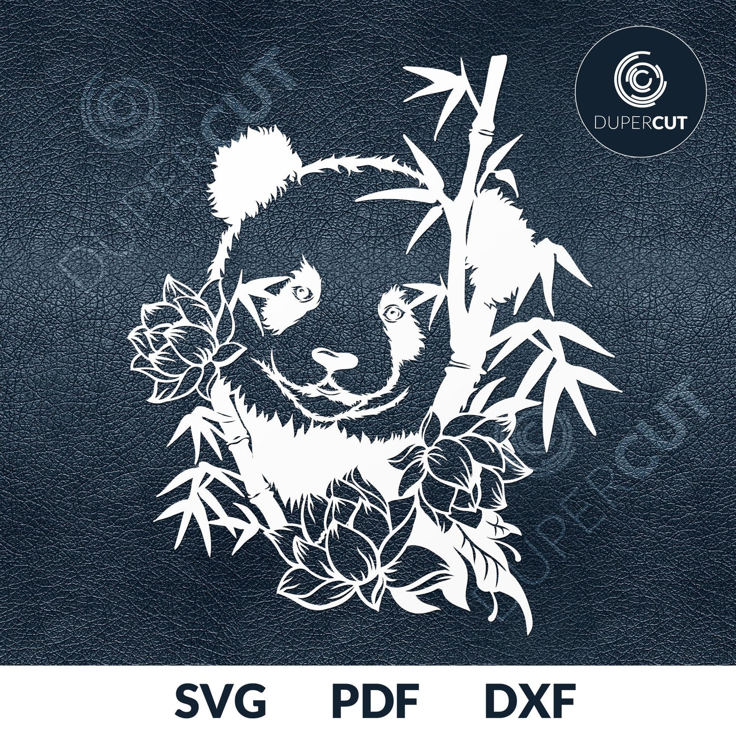 PANDA - SVG / PDF / DXF – DuperCut